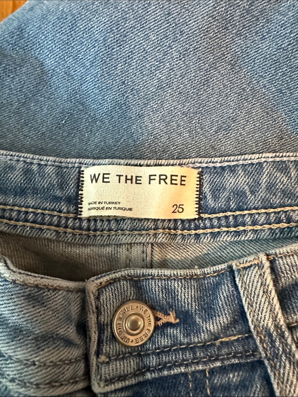 We The Free Light Blue Wide-Leg Flared Jeans - Picture 3 of 3